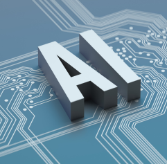 a graphic that says'AI'